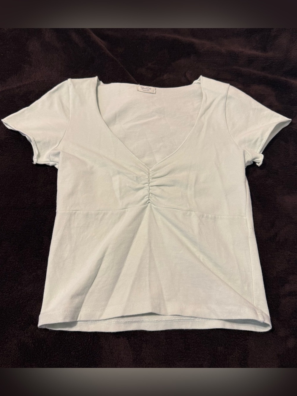 Light green John galt baby tee